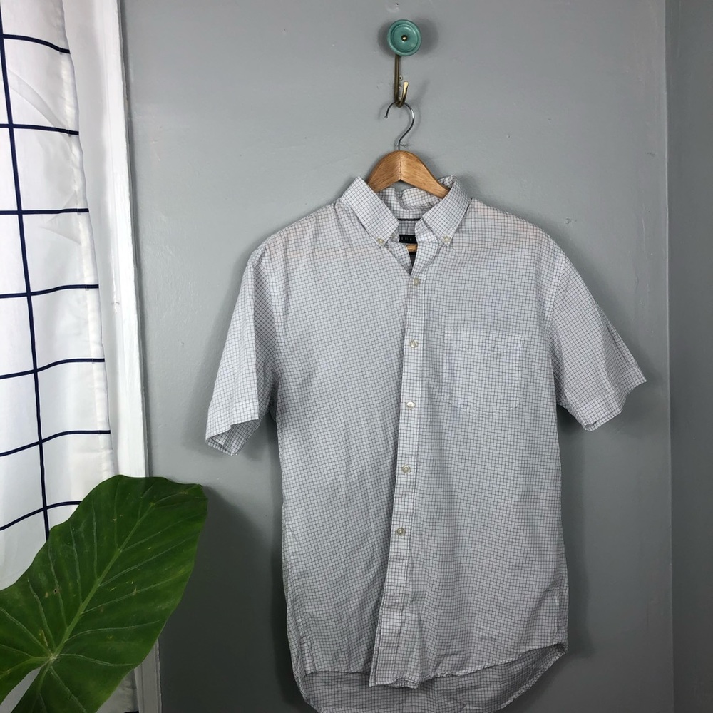 Van Heusen Short Sleeve Button Down White